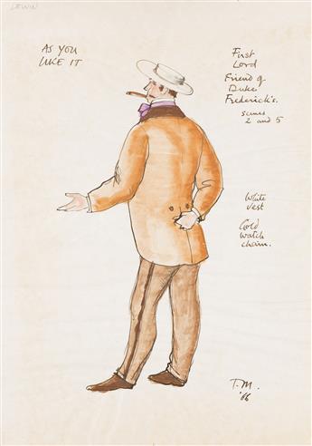 VARIOUS ARTISTS 7 theatre costume designs.